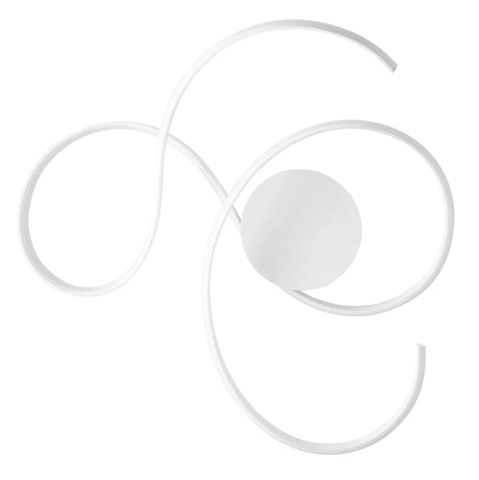 Lampada da Parete con LED in Metallo Verniciato Design Moderno - Trella