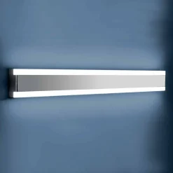 Lampada da Parete in Acciaio Inox, Plexiglass e Alluminio con Luce LED - Magneto