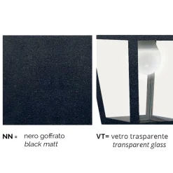 Lampada da parete in alluminio realizzata in Italia, Aquilina
