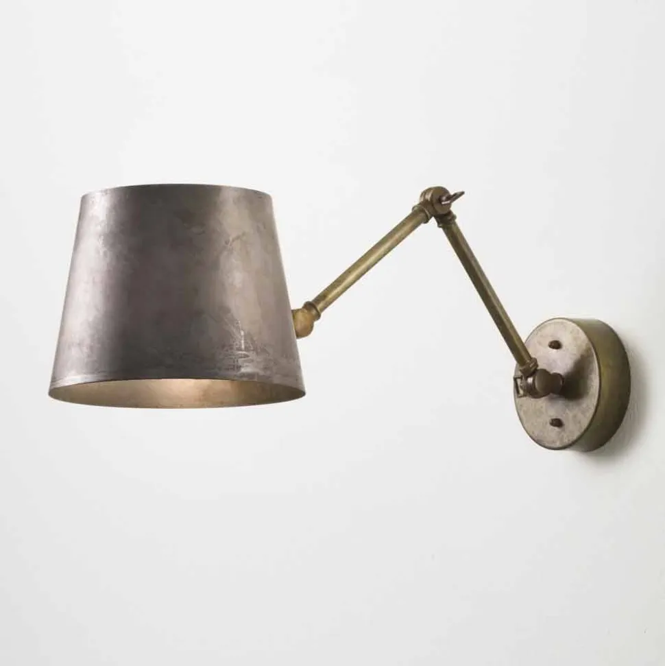 Lampada da parete industriale regolabile Reporter Il Fanale