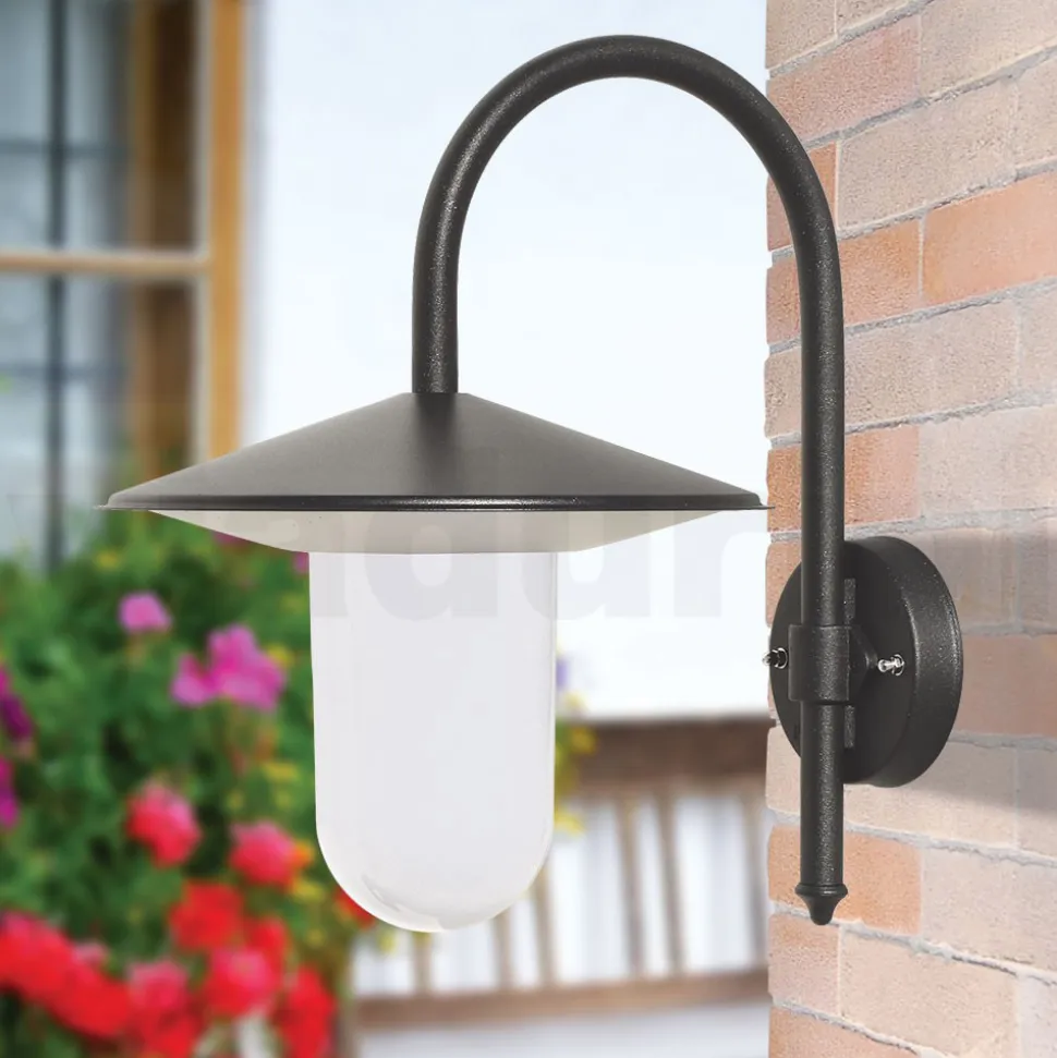 Lampada da Parete per Esterno in Alluminio Grigio Made in Italy - Belen
