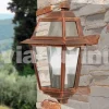 Lampada da parete per esterno classica in alluminio made Italy,Kristel