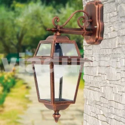 Lampada da parete per esterno in alluminio fatta in Italia, Kristel