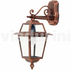 Lampada da parete per esterno in alluminio fatta in Italia, Kristel