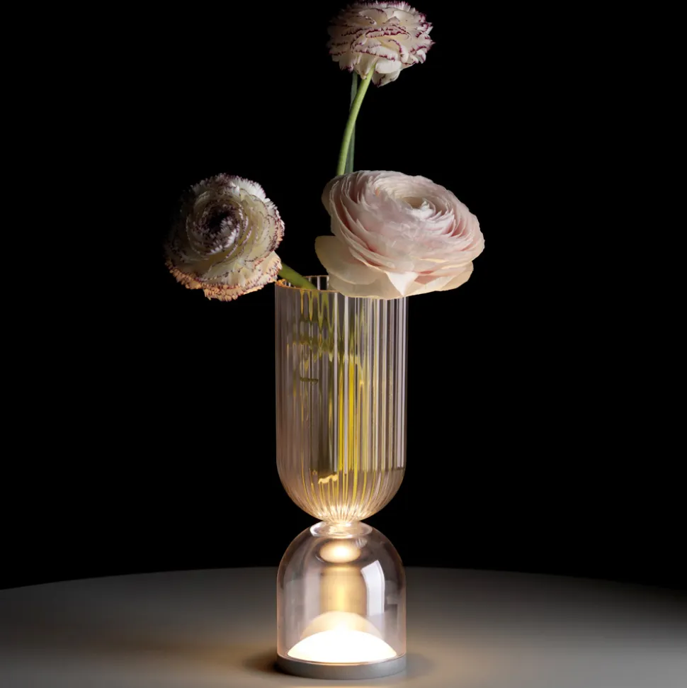 Lampada da Tavola / Vaso in Polimetilmetacrilato in 2 Colori - Lucis