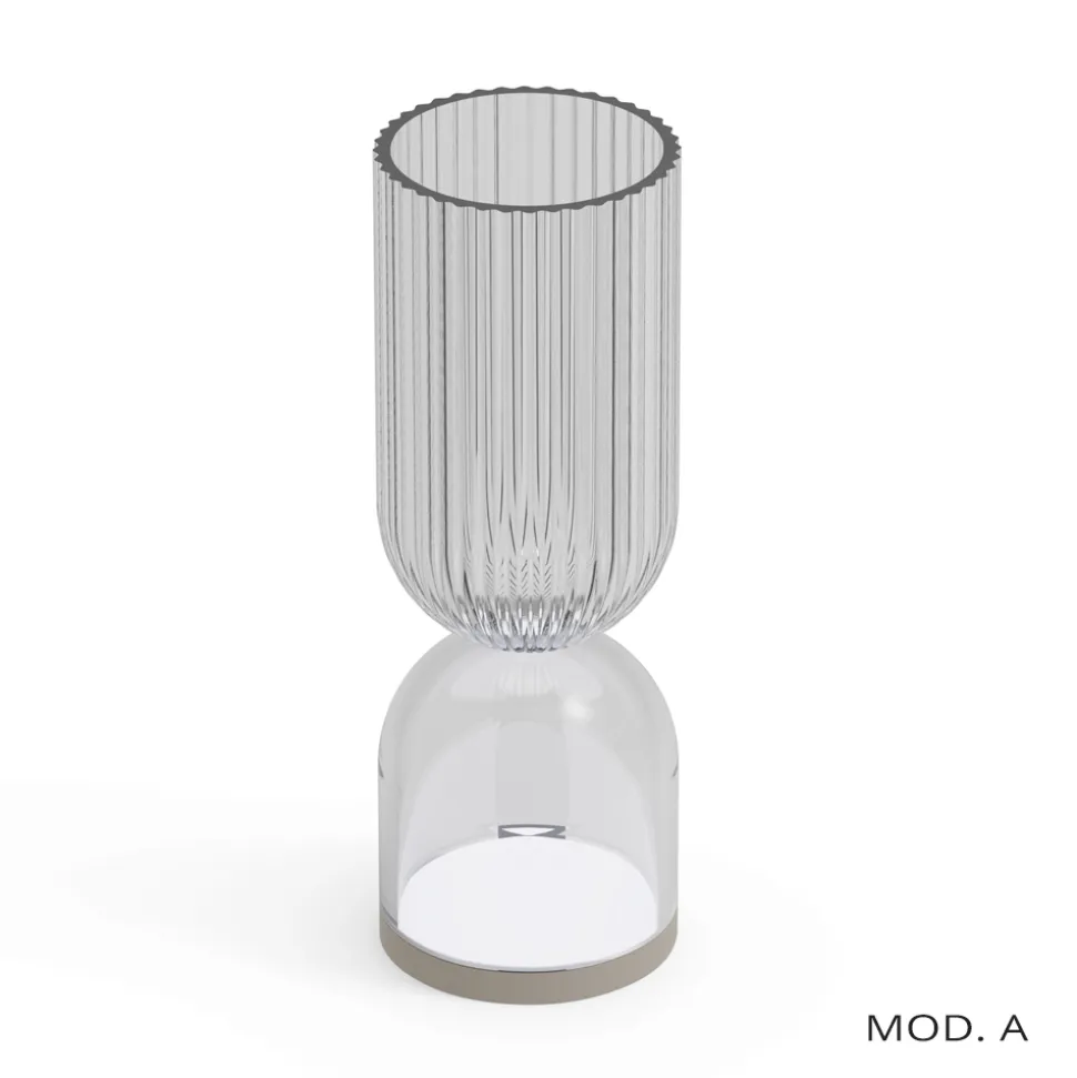 Lampada da Tavola / Vaso in Polimetilmetacrilato in 2 Colori - Lucis