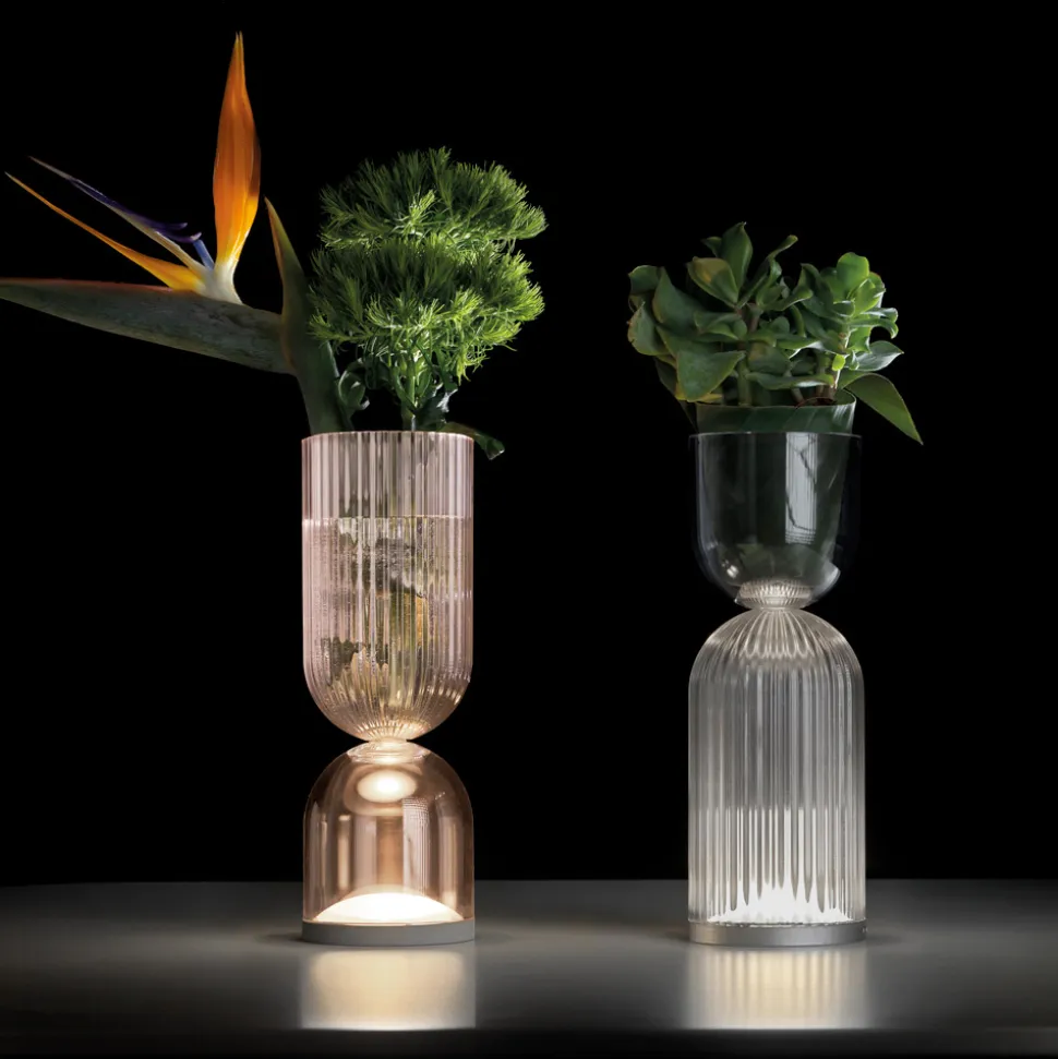 Lampada da Tavola / Vaso in Polimetilmetacrilato in 2 Colori - Lucis