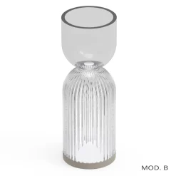 Lampada da Tavola / Vaso in Polimetilmetacrilato in 2 Colori - Lucis
