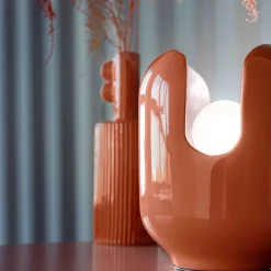 Lampada da Tavolo dallo Stile Moderno in Ceramica Made in Italy - Batucada