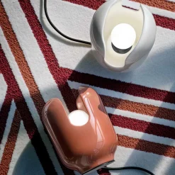 Lampada da Tavolo dallo Stile Moderno in Ceramica Made in Italy - Batucada