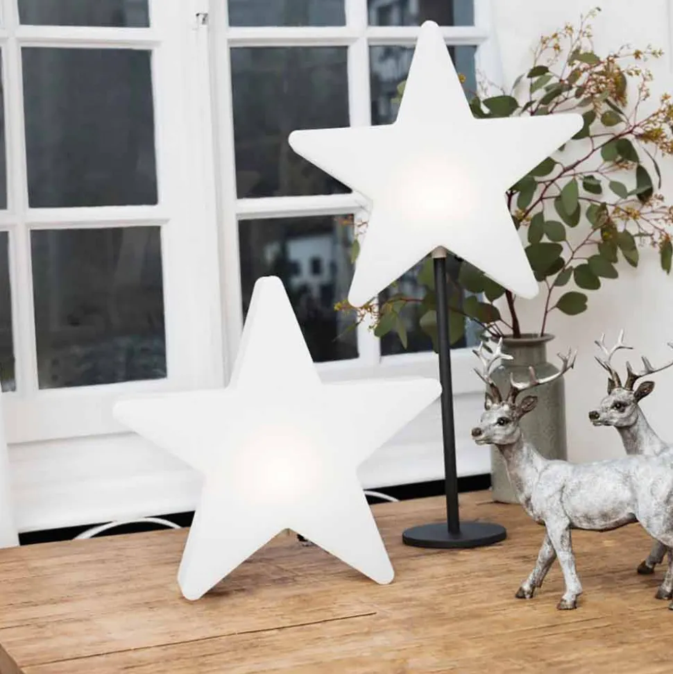 Lampada da Tavolo Design Moderno, a Stella con o senza Piedistallo - Littlestar