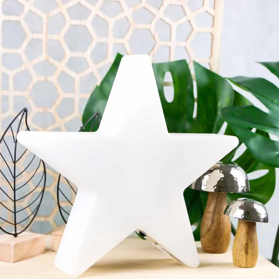 Lampada da Tavolo Design Moderno, a Stella con o senza Piedistallo - Littlestar