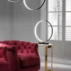 Lampada da Tavolo di Design in Alluminio Nero e Ottone Made in Italy - Norma