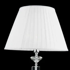 Lampada da tavolo di design in vetro e cristallo Ivy, made in Italy