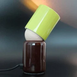 Lampada da tavolo di design moderno in ceramica made in Italy Asia