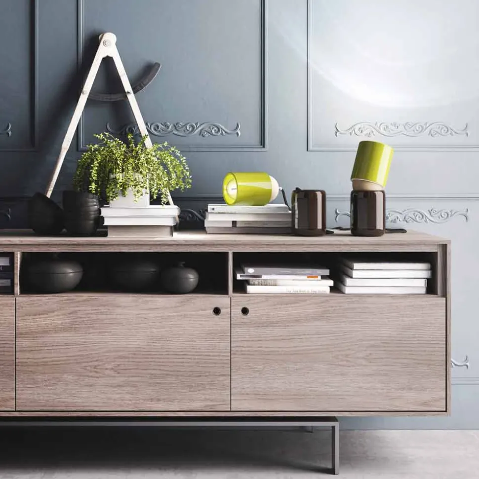 Lampada da tavolo di design moderno in ceramica made in Italy Asia
