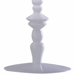 Lampada da Tavolo in Ceramica Bianca e Paralume in Lino 2 Dimensioni - Cadabra