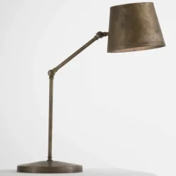 Lampada da tavolo industriale regolabile Reporter Il Fanale, made in Italy