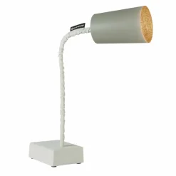 Lampada da tavolo In-es.artdesign Paint T2 stelo flessibile cemento