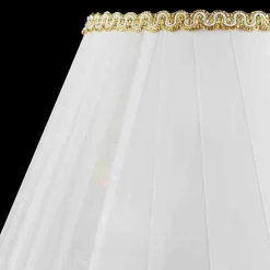 Lampada da tavolo in vetro e cristallo Belle, made in Italy