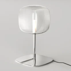 Lampada da Tavolo LED con Struttura in Metallo Made in Italy - Donatina