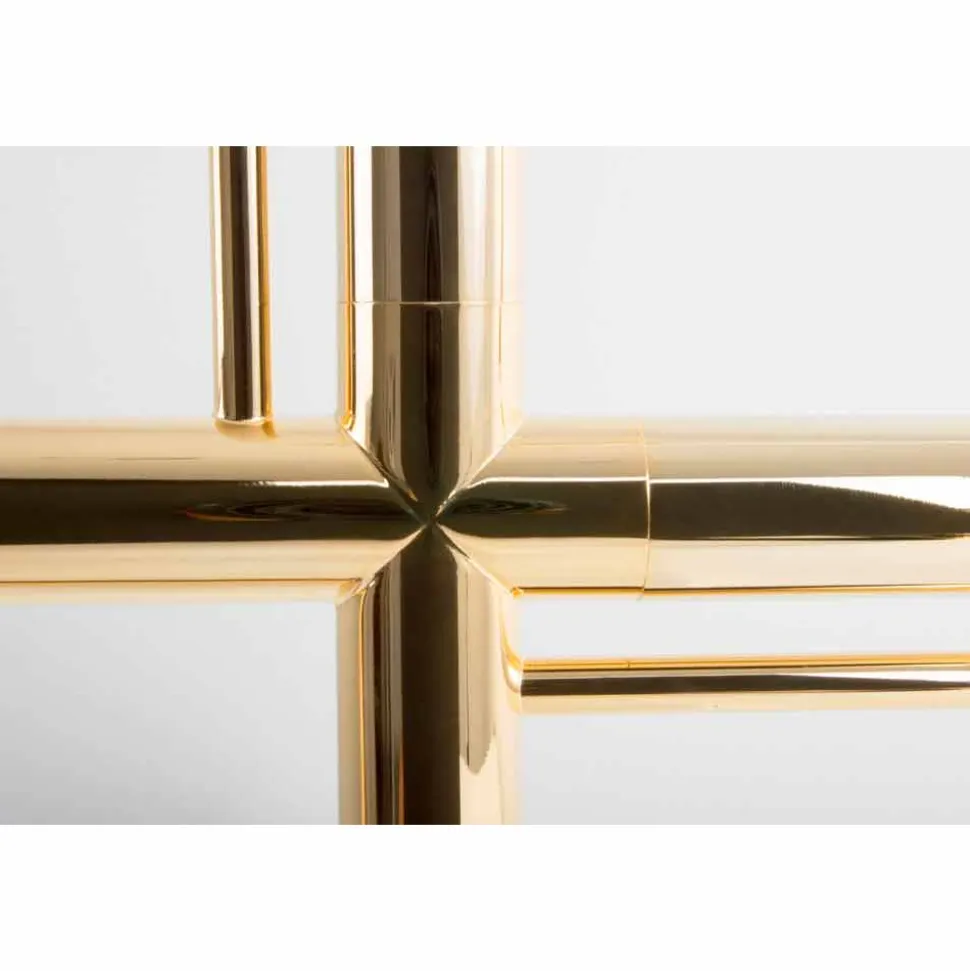 Lampada da Tavolo LED in Ottone con Base in Marmo Made in Italy - Quizza