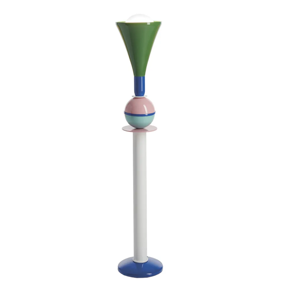 Lampada da tavolo multicolore in alluminio Slide Carmen,made in Italy