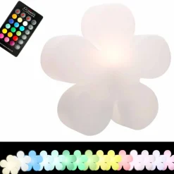 Lampada da Tavolo o Terra Design Moderno a Fiore in Polietilene - Fiorestar