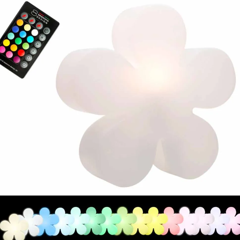 Lampada da Tavolo o Terra Design Moderno a Fiore in Polietilene - Fiorestar