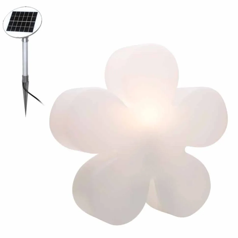 Lampada da Tavolo o Terra Design Moderno a Fiore in Polietilene - Fiorestar