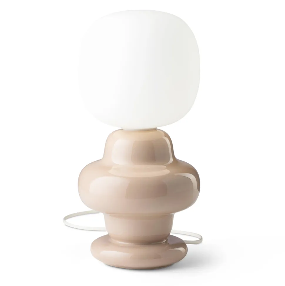 Lampada da Tavolo Realizzata in Ceramica e Vetro Made in Italy - Copacabana