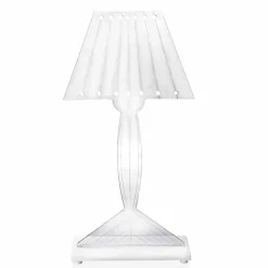 Lampada da tavolo sagomata, luce LED in plexiglass Ferla