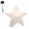 Lampada da Tavolo Solare o a LED, di Design a Stella in Polietilene - Ringostar