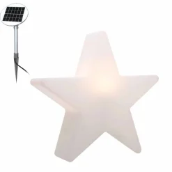 Lampada da Tavolo Solare o a LED, di Design a Stella in Polietilene - Ringostar