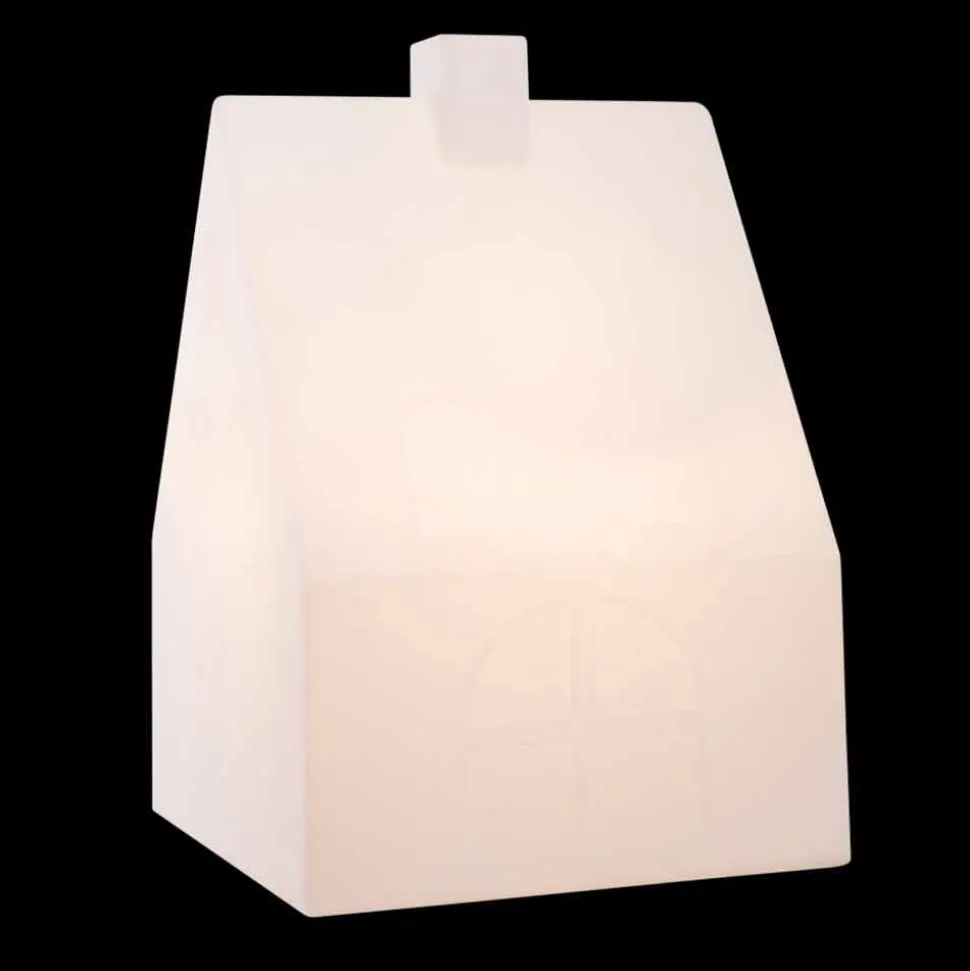Lampada da Terra a Casetta da Interno o Esterno a Led, Solare o E27 - Casastar
