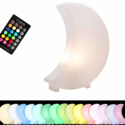 Lampada da Terra a Forma di Luna Design Moderno in Polietilene - Lunastar