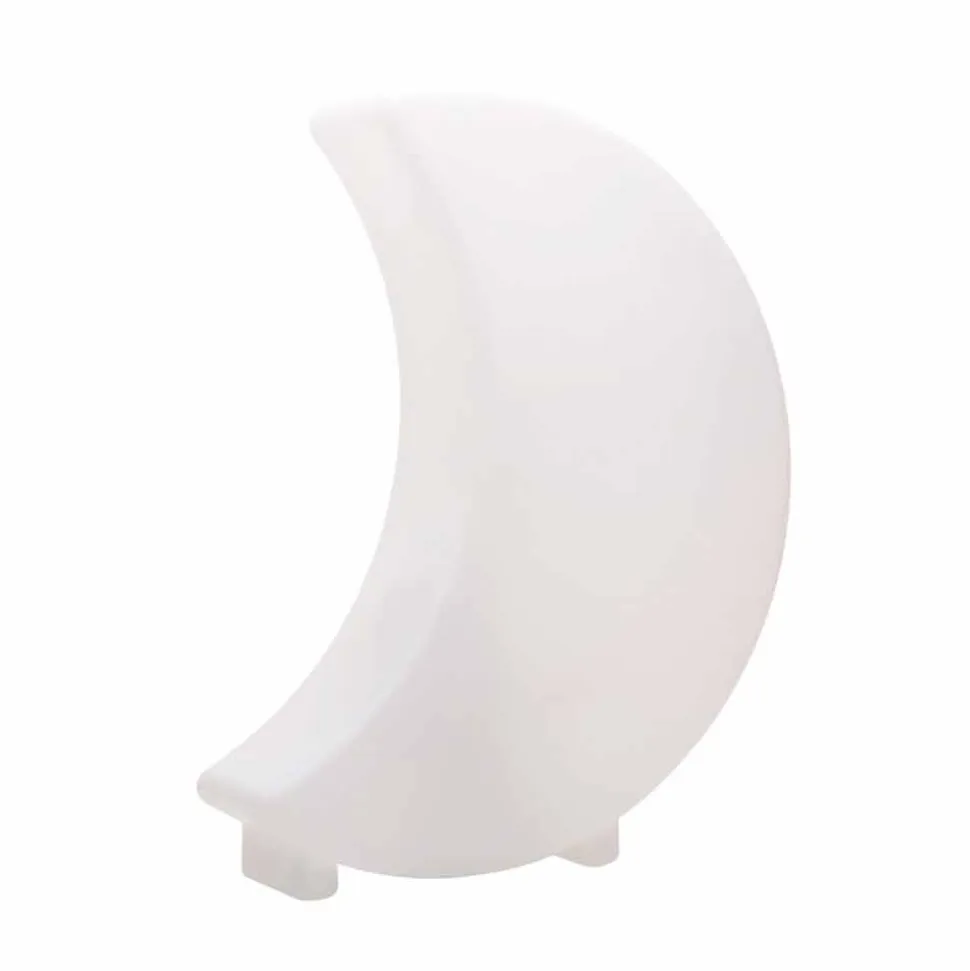 Lampada da Terra a Forma di Luna Design Moderno in Polietilene - Lunastar