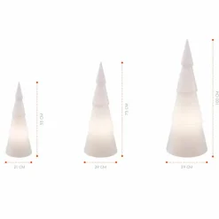 Lampada da Terra a Led o Solare di Design per Interni o Esterni - Alberostar