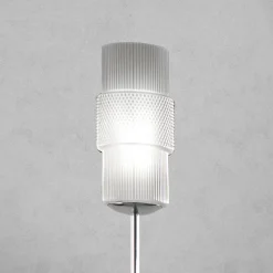Lampada da Terra Artigianale in Vetro Veneziano Soffiato 30 cm - Satomi