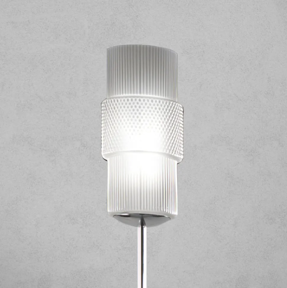 Lampada da Terra Artigianale in Vetro Veneziano Soffiato 30 cm - Satomi