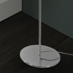Lampada da Terra Artigianale in Vetro Veneziano Soffiato a Mano - Bambù