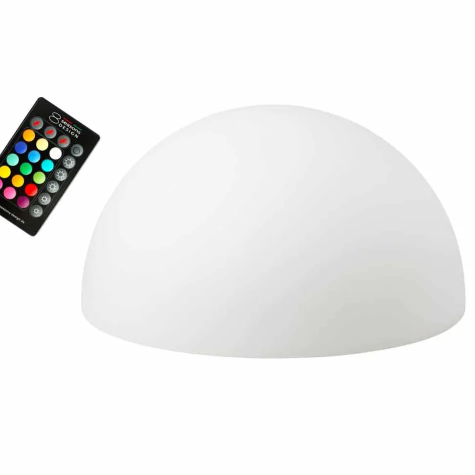 Lampada da Terra a Semisfera Attacco a Scelta 2 Misure Design Moderno - Semistar