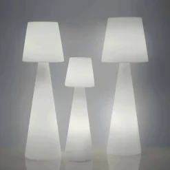 Lampada da terra bianca di design Slide Pivot, fatta Italia