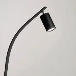Lampada da Terra con Faretto Orientabile e Seconda Luce sul Dorso - Canfora