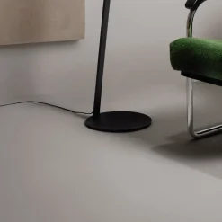 Lampada da Terra con Faretto Orientabile e Seconda Luce sul Dorso - Canfora