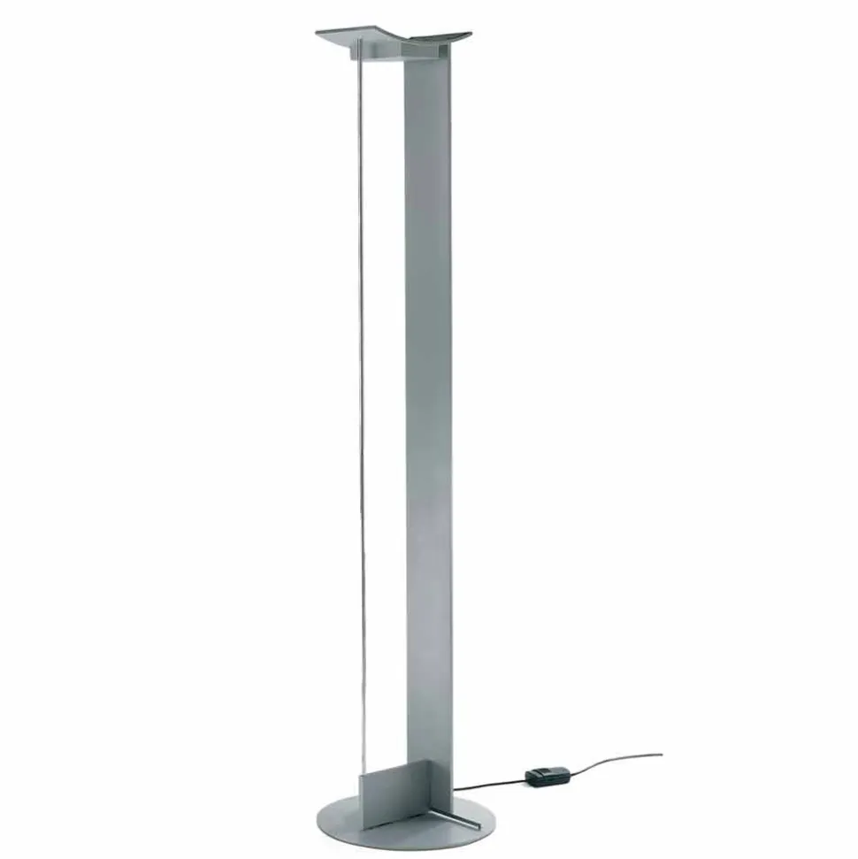 Lampada da Terra con LED Integrato in Metallo Laccato Made in Italy - Indra