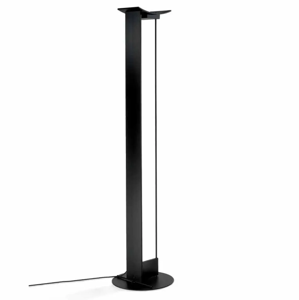 Lampada da Terra con LED Integrato in Metallo Laccato Made in Italy - Indra