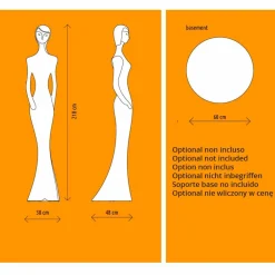 Lampada da Terra con Luce Led Design Moderno per Esterni - Penelope by Myyour