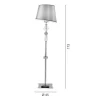 Lampada da Terra con Paralume in Vetro Artigianale Made in Italy - Saline