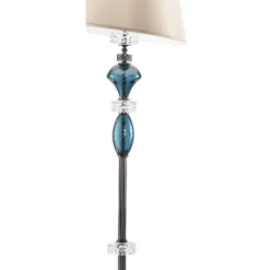 Lampada da Terra con Paralume in Vetro Artigianale Made in Italy - Saline